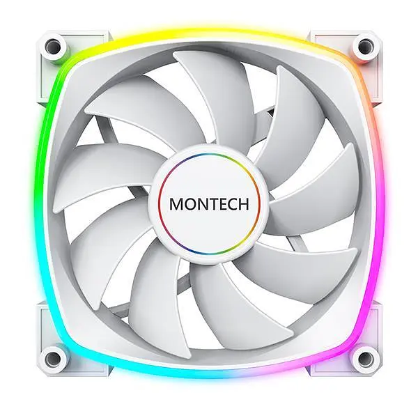 Корпусный вентилятор 140MM AX140 PWM WHITE MONTECH - фото 2