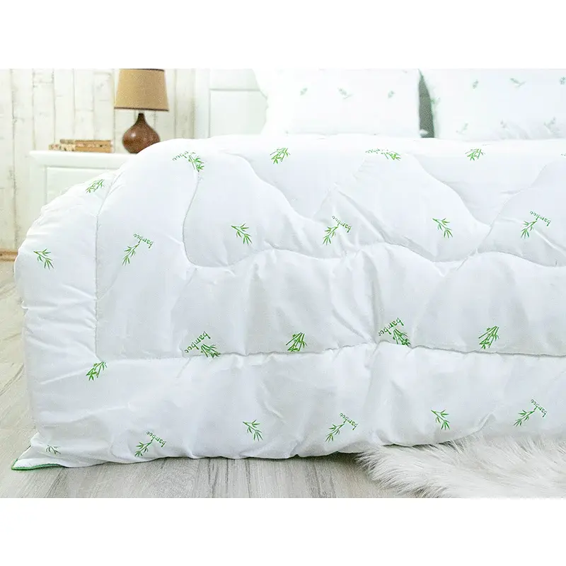 Ковдра бамбукова демісезонна Руно Bamboo Style 200х220 см біла - фото 8