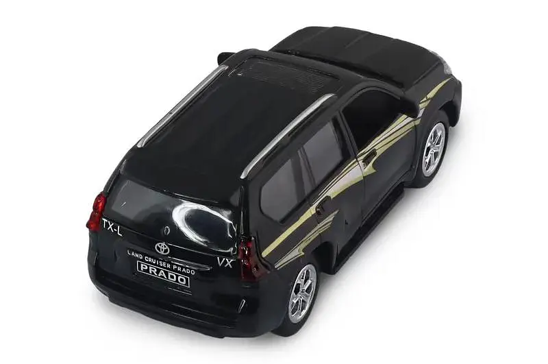 Іграшкова машинка позашляховик Land Cruiser Prado TechnoDrive KM6189D чорний - фото 3