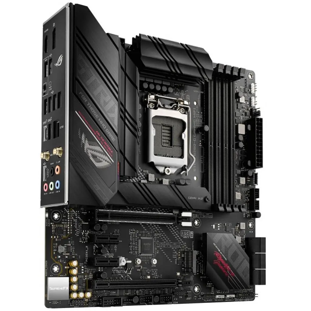 Материнська плата ASUS ROG STRIX B560-G Gaming WIFI (ROG STRIX B560-G GAMING WIFI) (Socket 1200, Intel B560, Micro-ATX) Б/в - фото 3