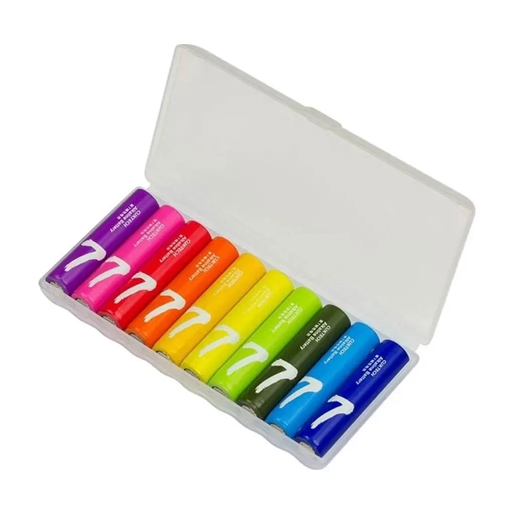Батарейка CUKTECH AAA rainbow alkaline battery plastic case x 10 (CUKAAB07CNMX) - фото 2