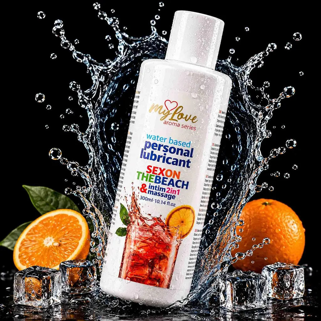 Лубрикант Boys Of Toys MyLove Aroma Series IntimMassage Sex On The Beach 2в1 та масажний гель, 300 мл - фото 2