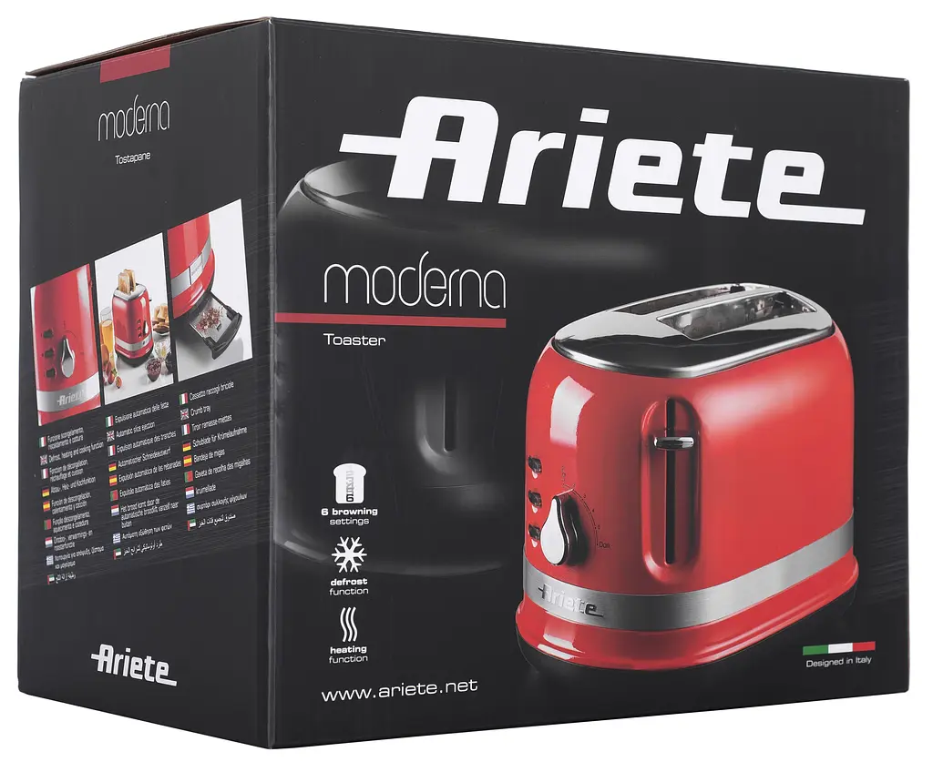 Тостер Ariete Moderna 0149 червоний - фото 10