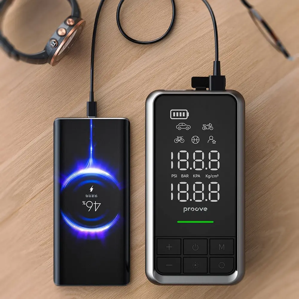 Автомобільний пуско-зарядний пристрій + насос (2 в 1) Proove Air Jump Starter - фото 7