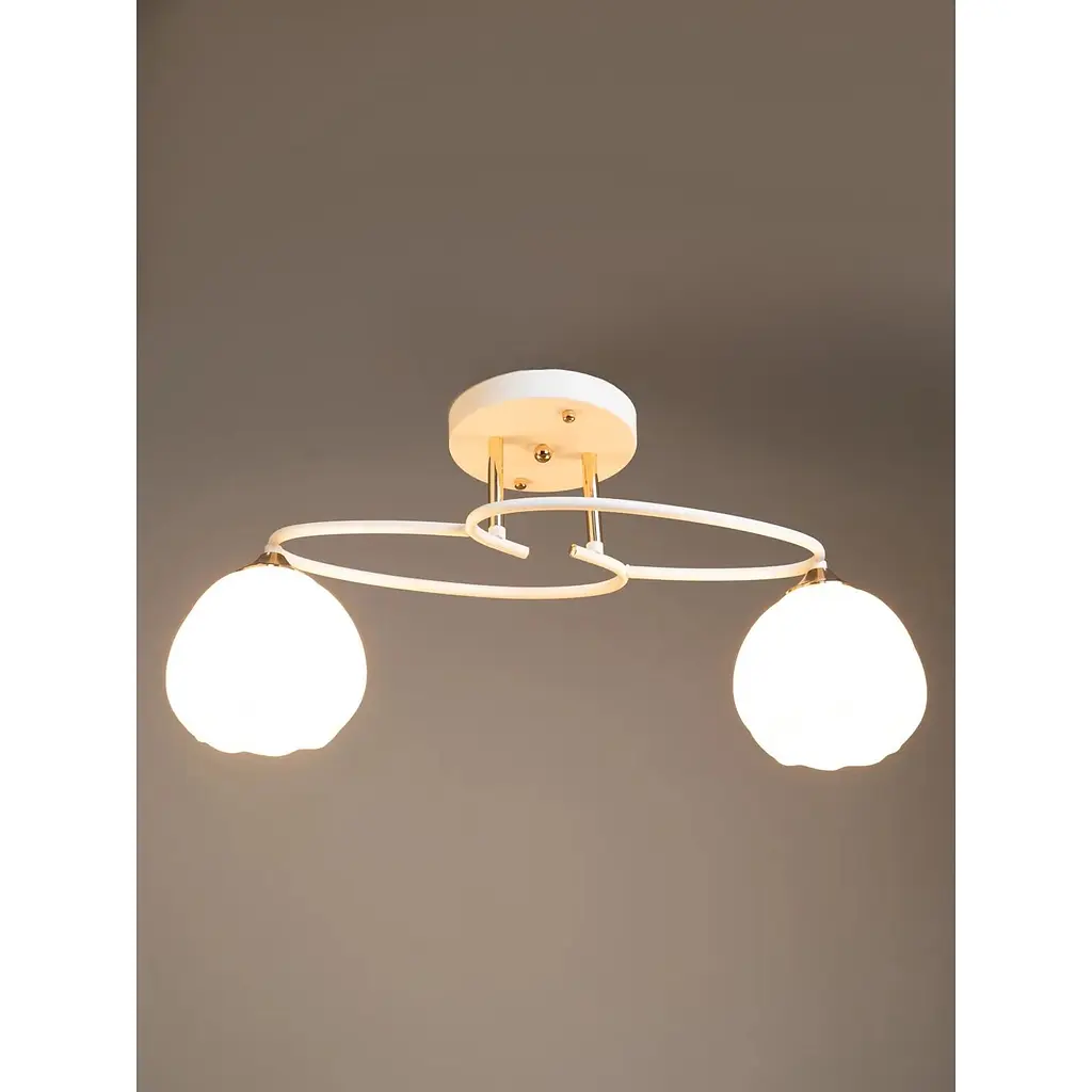 Люстра Brille LK-736C/2 E27 WH+FG - фото 3