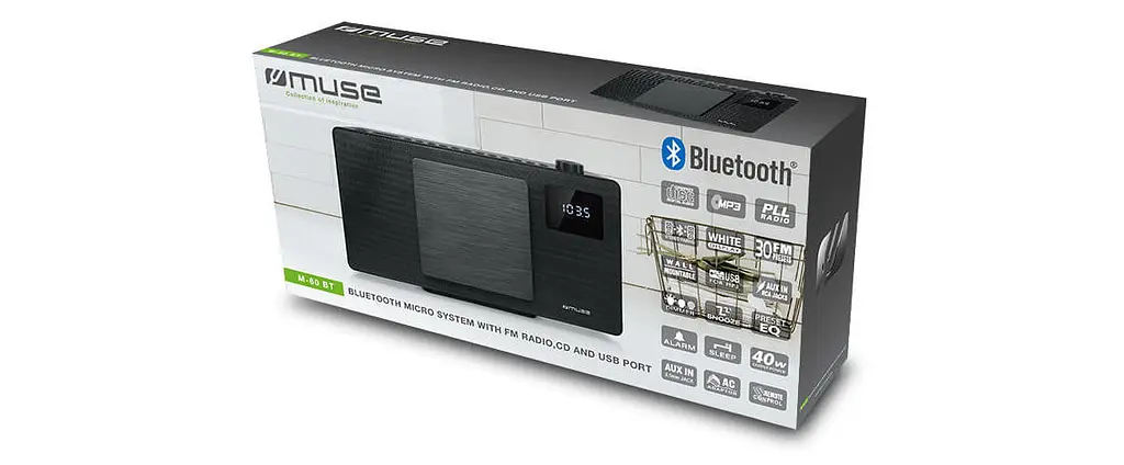 Мікросистема Muse M-60 BT - фото 6