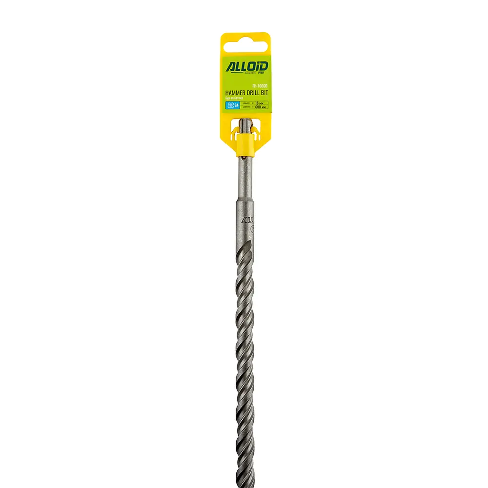 Бур по бетону Alloid Building Tools SDS-plus S4 16x600 мм (FH-16600) - фото 2
