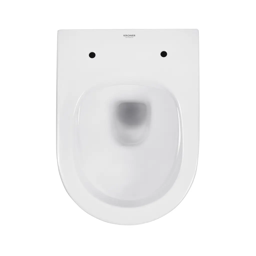 Комплект 4 в 1: Инсталляция Grohe Rapid SL 3 в 1 38772001 + Унитаз безободочный Kroner Harz WHI493736 RIMLESS с сиденьем Slim Duroplast / Soft-close / Quick relase KH493736WHIR - фото 9