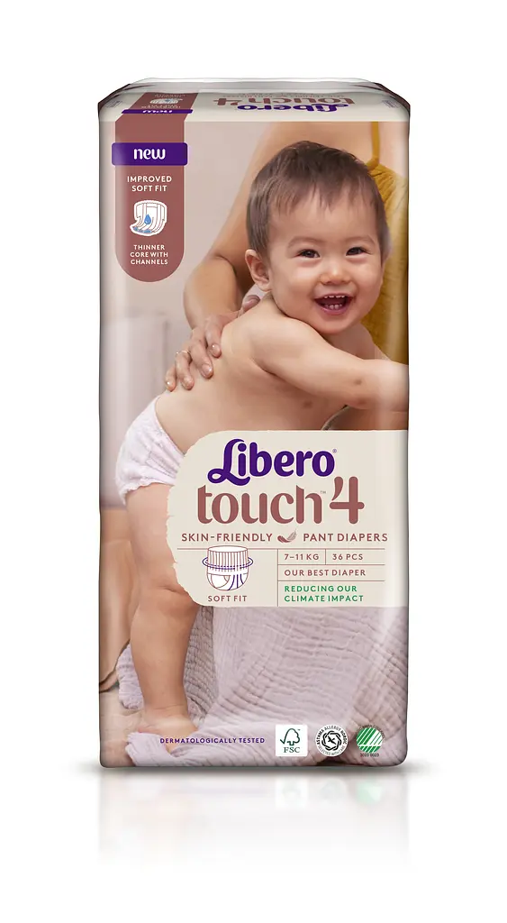 Підгузки-трусики Libero Touch Pants 4 (7-11 кг), 36 шт. - фото 2