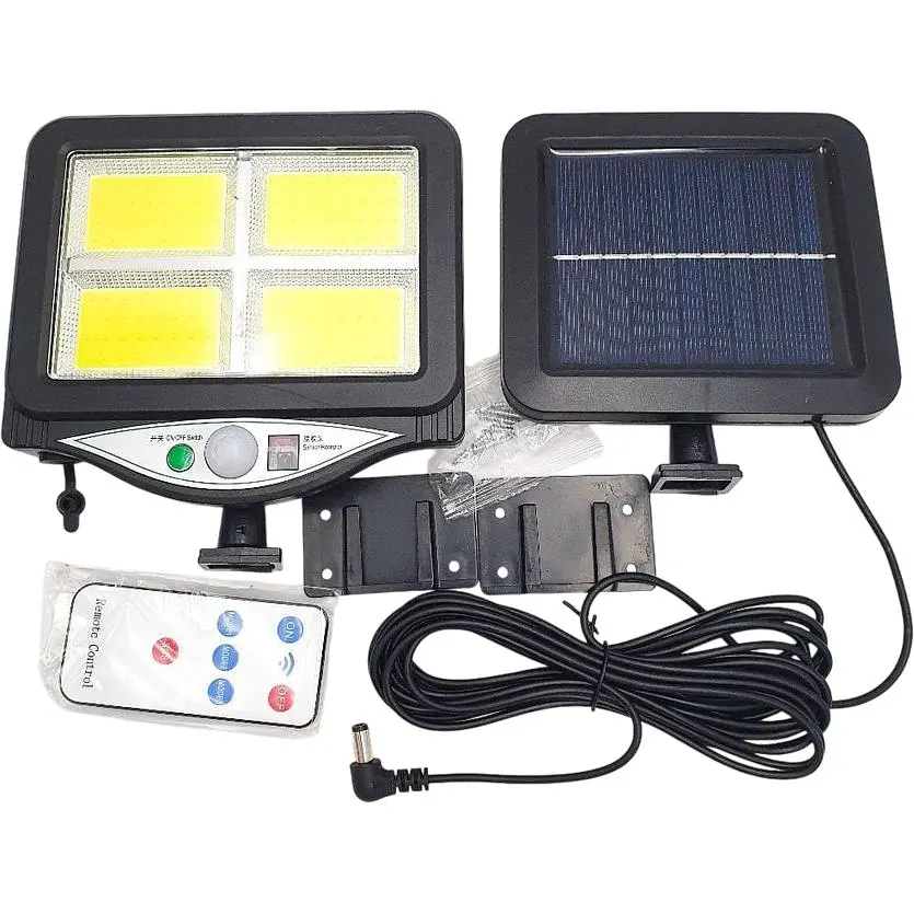 Прожектор YT-66 сенсорний вуличний LED із сонячною панеллю та пультом 30W (MER-15368_428) - фото 2