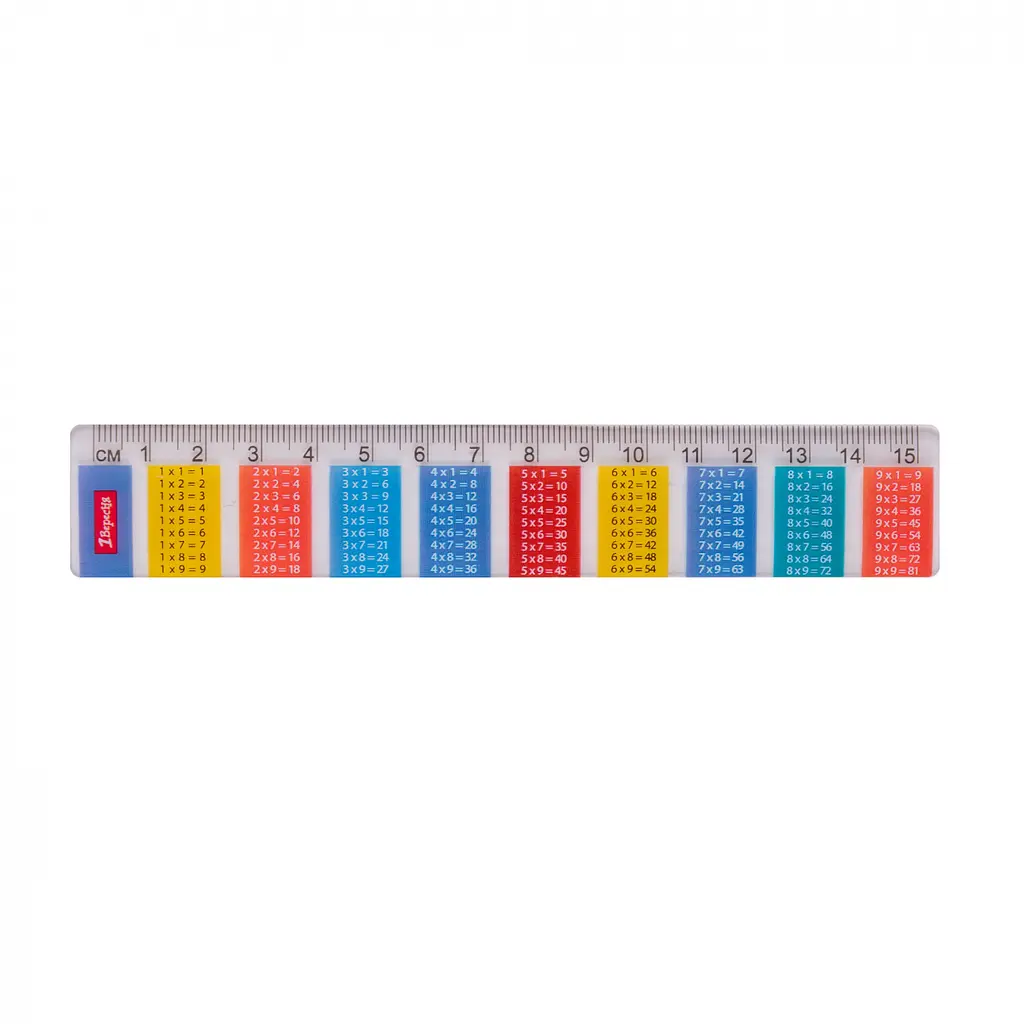 Лінійка 1 Вересня Таблиця Множення 15 см (370464) - фото 2