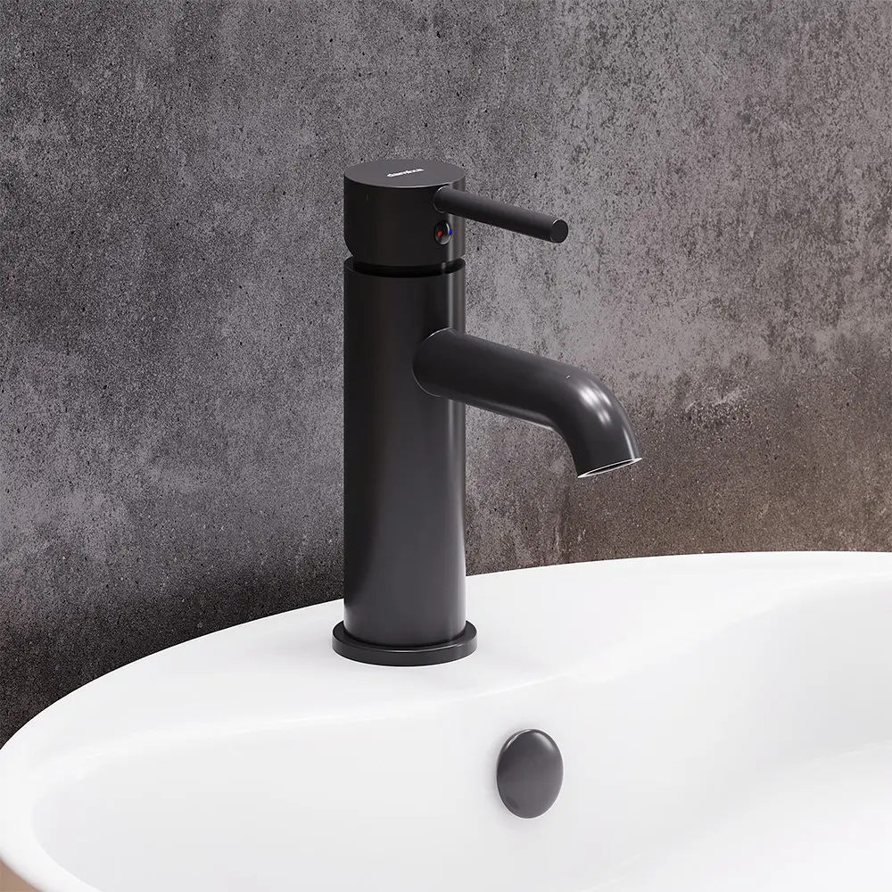 Змішувач для умивальника Damixa Scandinavian Pure black matt 360210300 - фото 3