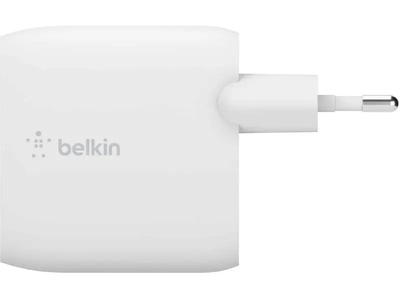Мережевий зарядний пристрій Belkin Boost Up Charge Dual USB-A Wall Charger 24 W + Lightning White (WCD001VF1MWH) - фото 2