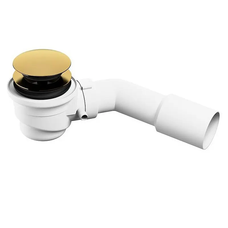 Сифон для окремої ванни Cersanit Click-Clack Золотий S904-009