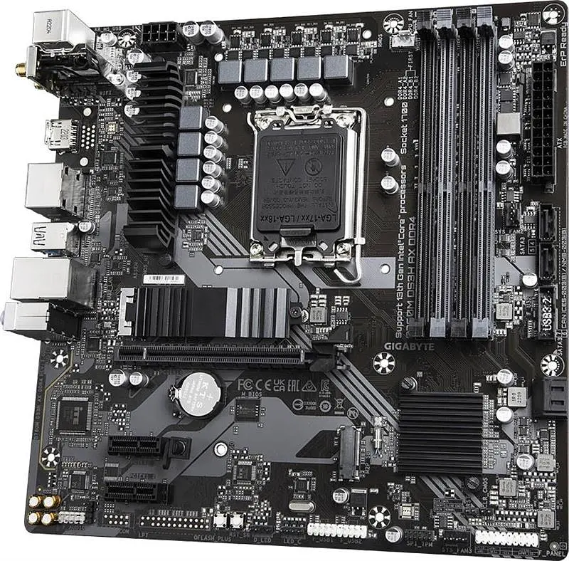 Материнська плата Gigabyte B760M DS3H AX DDR4 Socket 1700 - фото 4