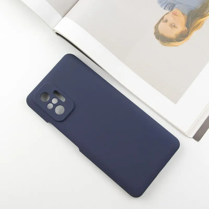 Чохол Silicone Cover Lakshmi Full Camera (AAA) для Xiaomi Redmi Note 10 Pro / 10 Pro Max Темно-синій / Midnight blue - фото 2