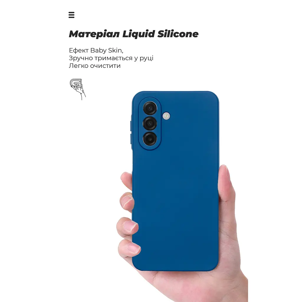 Чохол до мобільного телефона Armorstandart ICON Samsung A17 4G Dark Blue (ARM86775) - фото 7
