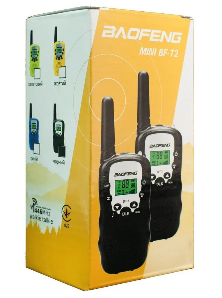 Рація Baofeng MiNi BF-T2 Black (MiNiBFT2_B) [76616] - фото 5