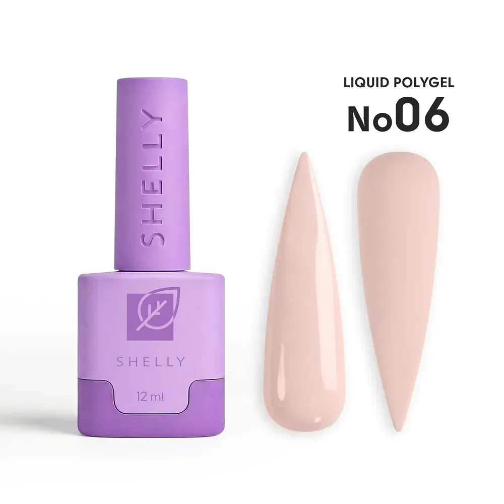 Рідкий полігель для нігтів 06 Liquid PolyGel Shelly 12 мл