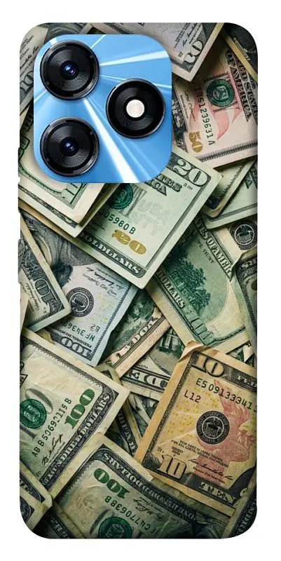 TPU чохол Demsky Dollars для TECNO Spark 10 Pro