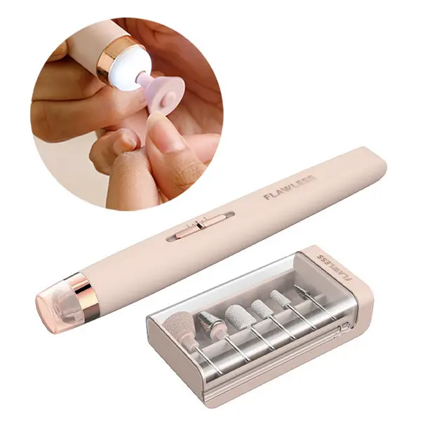 Фрезер домашній портативний для манікюру та педикюру Flawless Salon Nails - фото 2