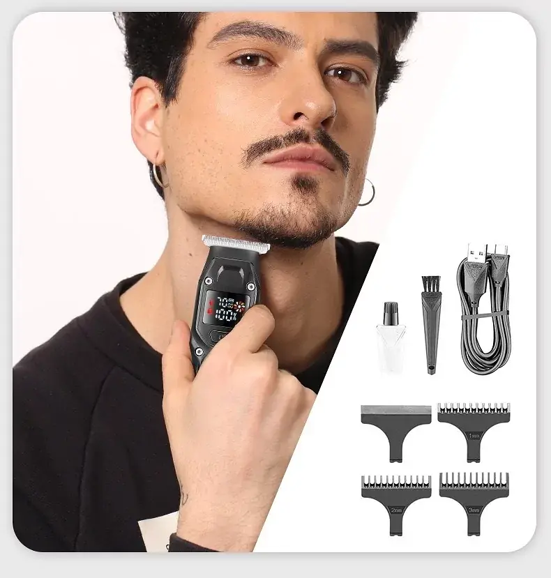 Тример для стрижки бороди та вусів VGR V-964 Barber (2625493557) - фото 3