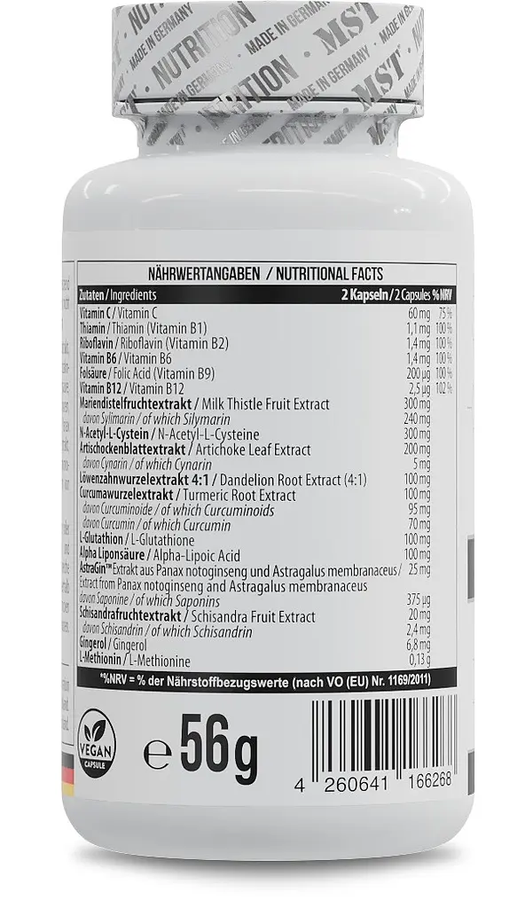 MST® Комплекс для Підтримки Здоров’я Печінки AstraGin® - 60 капсул - фото 2