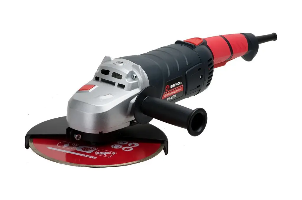 Шлифовальная машина угловая болгарка электрическая Intertool WT-0228 2400 Вт x 230 мм - фото 5