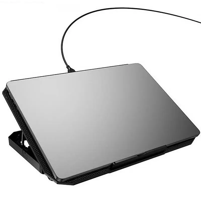 Охолоджуючий кулер-підставка для ноутбуку Hoco GA4 Jade Cooling Stand Black - фото 6