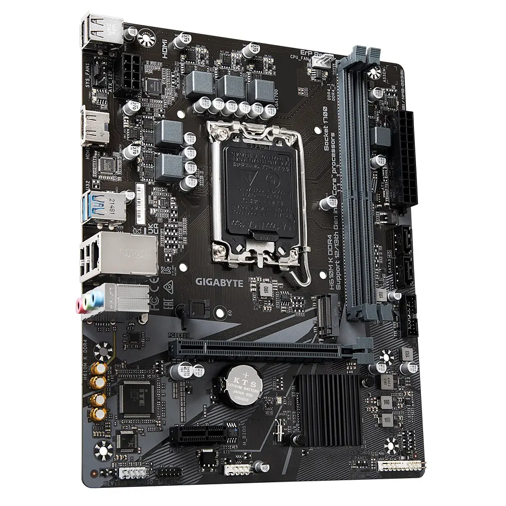 Материнська плата Gigabyte H610M K DDR4 Socket 1700 - фото 3