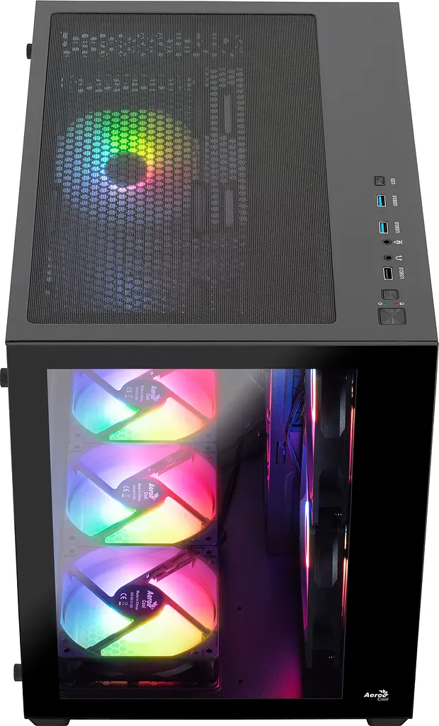 Корпус AeroCool Dryft Mini-G-BK-v2 (ACCS-ES02163.11) Black без БП - фото 4