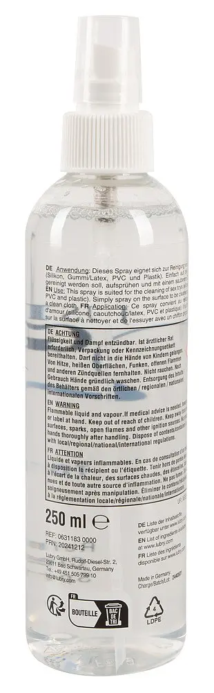 Очищувач для іграшок Just Glide Cleaner 250 ml COBECO 42-06311830000 102427 - фото 5