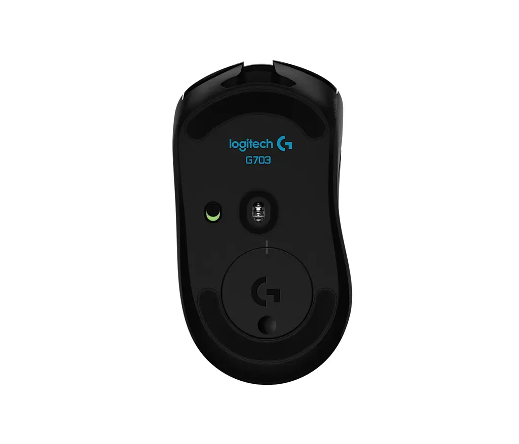 Миша комп'ютерна бездротова ігрова Logitech G703 Hero Lightspeed Wireless з підсвічуванням / 6 програмованих кнопок / DPI 25600 / Чорний (910-005640) - фото 3