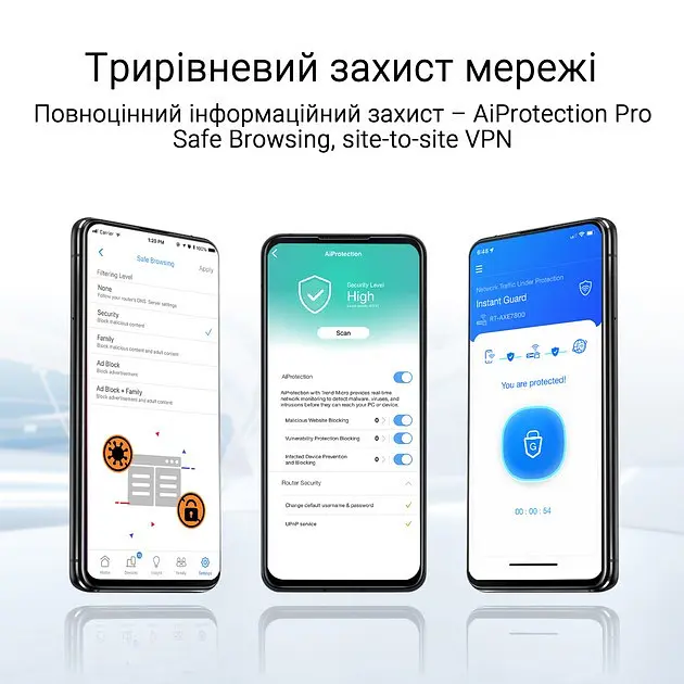 Wi-Fi 7 - Mesh система Asus ZenWiFi BD4 з 2 роутерів (90IG0960-MO3C20) - фото 6