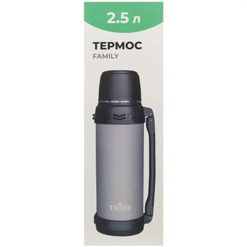 Термос Tribe Family line 2.5 л Grey (T-DG-0002-grey) - фото 11