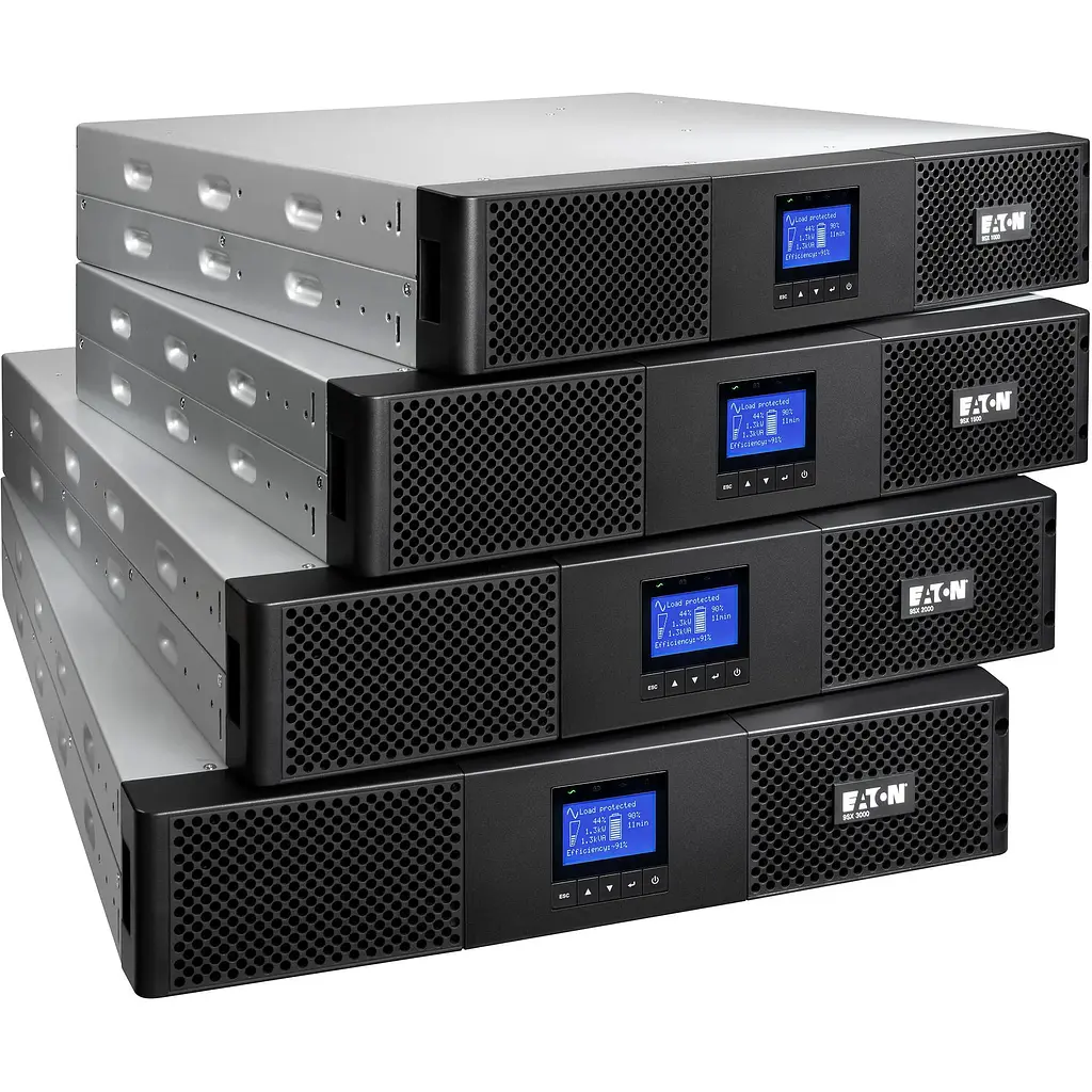 Джерело безперебійного живлення Eaton 9SX, 3000VA/2700W, RM 2U, LCD, USB, RS232, 8xC13, 1xC19 - фото 6