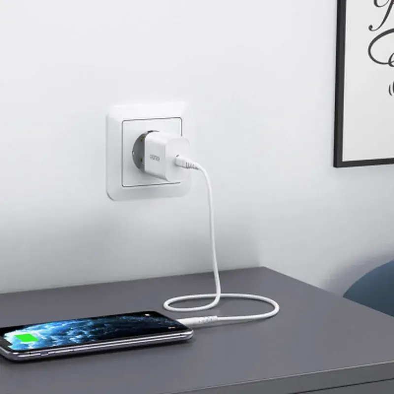 Зарядний пристрій Choetech USB-C PD20W white (Q5004-V5) - фото 3