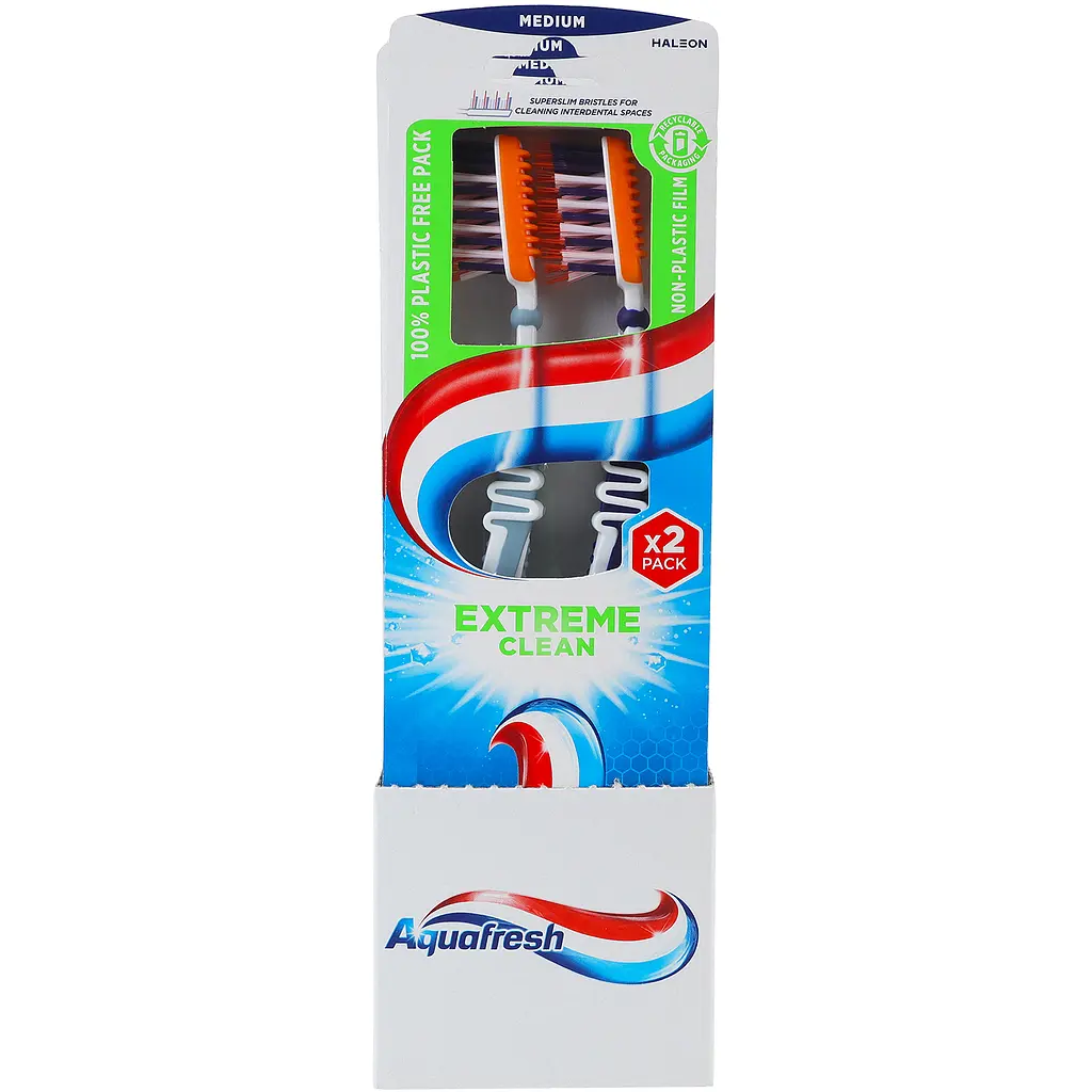 Зубна щітка Aquafresh Екстрім Клін 1+1 - фото 3