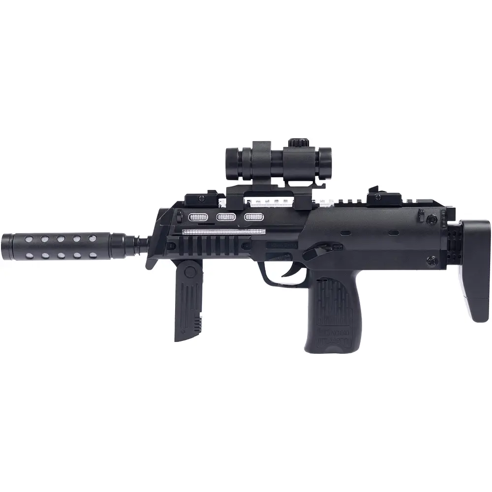 Автомат світло-звуковий ZIPP Toys HK MP7 Чорний - фото 2
