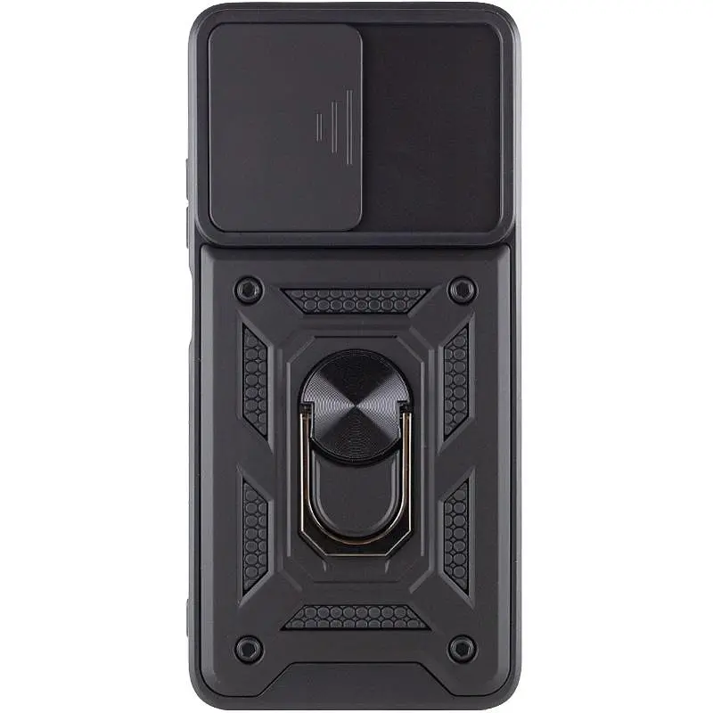 Чохол Ummi Camshield Serge Ring для Xiaomi Poco M6 Pro 5G Чорний / Black - фото 2