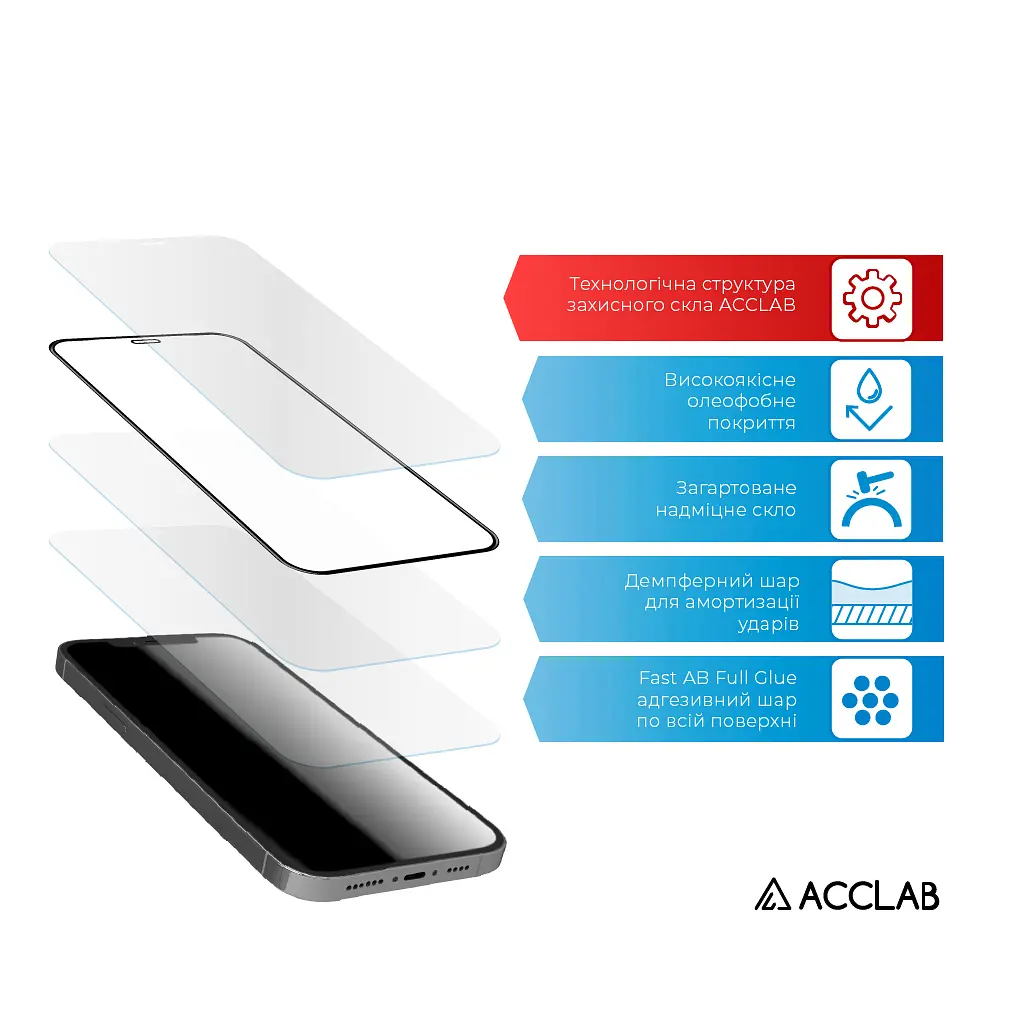 Скло захисне ACCLAB Full Glue Samsung A26 Black (1283126608025) - фото 4