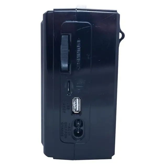 Радиоприемник Golon RX-166 LED портативный черный - фото 3