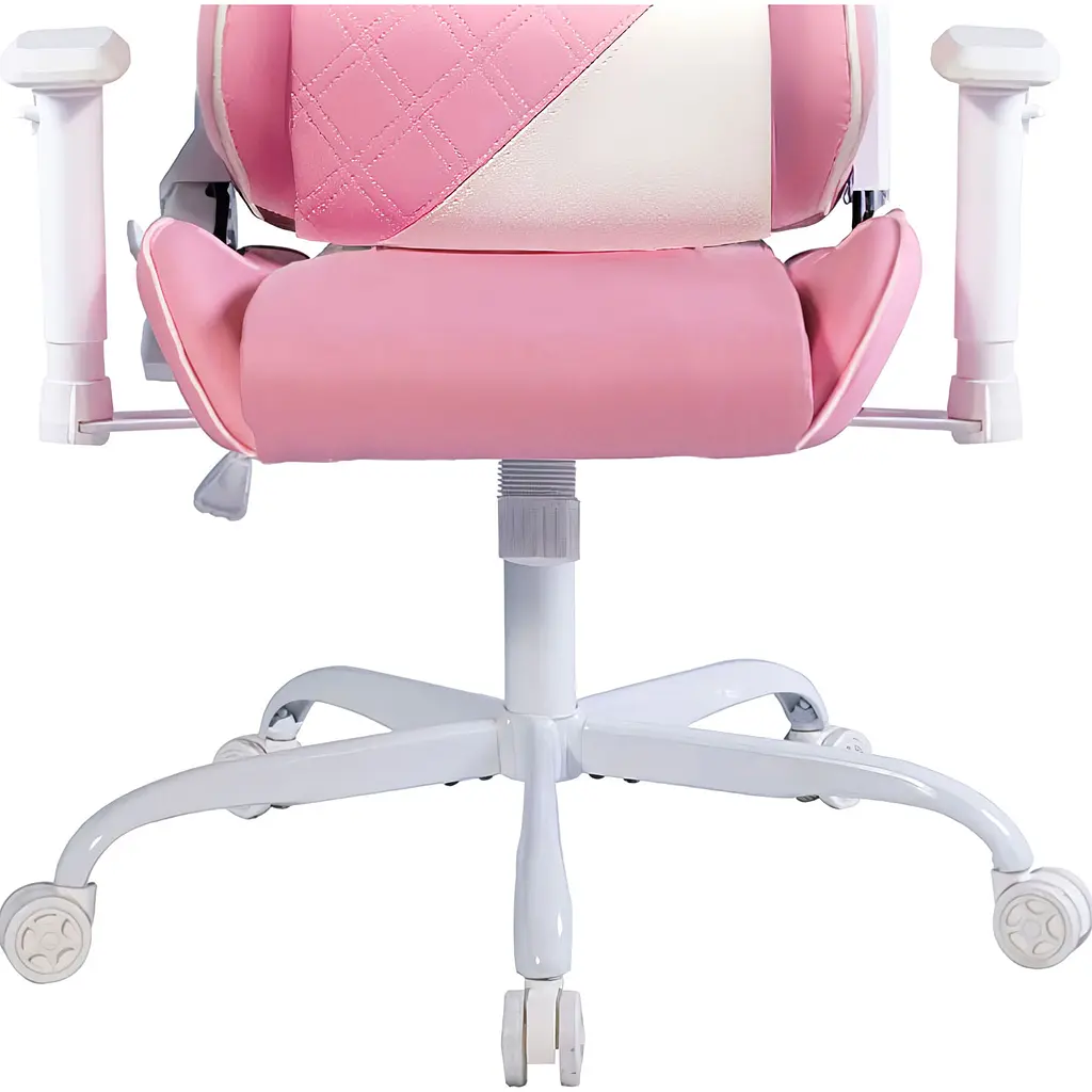 Геймерське крісло 1stPlayer S02 Pink/White [121658] - фото 4
