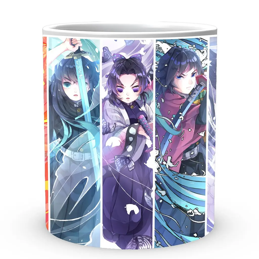 Кружка GeekLand Kimetsu no Yaiba Клинок, уничтожающий демонов KY 002.16 330 мл белая - фото 2