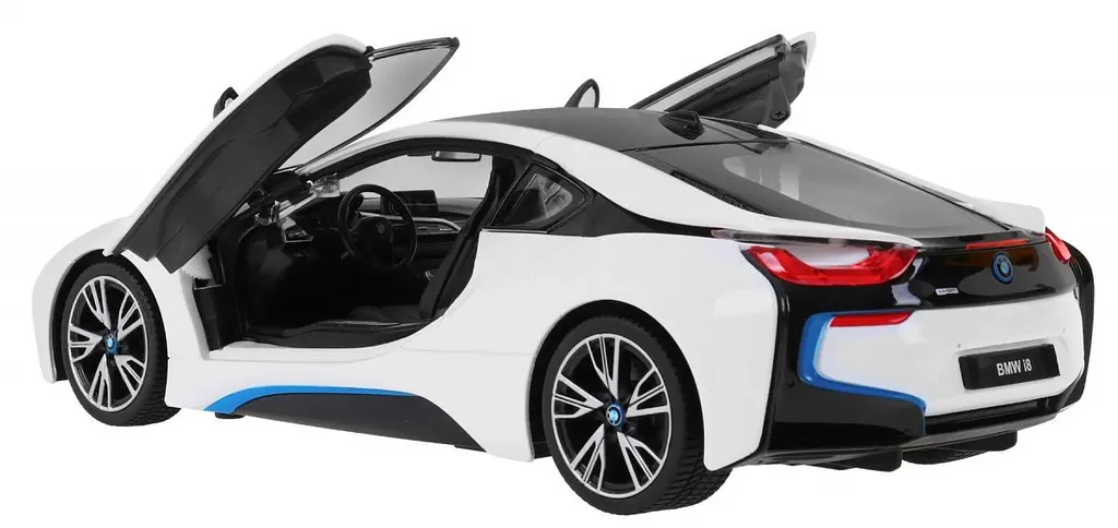 Машинка на управлении BMW i8 1:14 RASTAR 71000 белый - фото 3