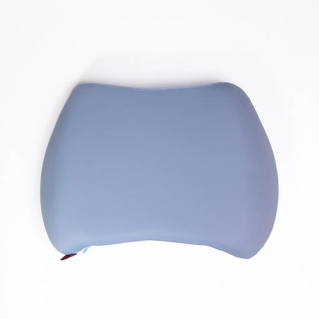 Подушка ортопедична для попереку Yiwu Minimal HP-56-26BL блакитна з Memory Foam для авто, офісу - фото 5