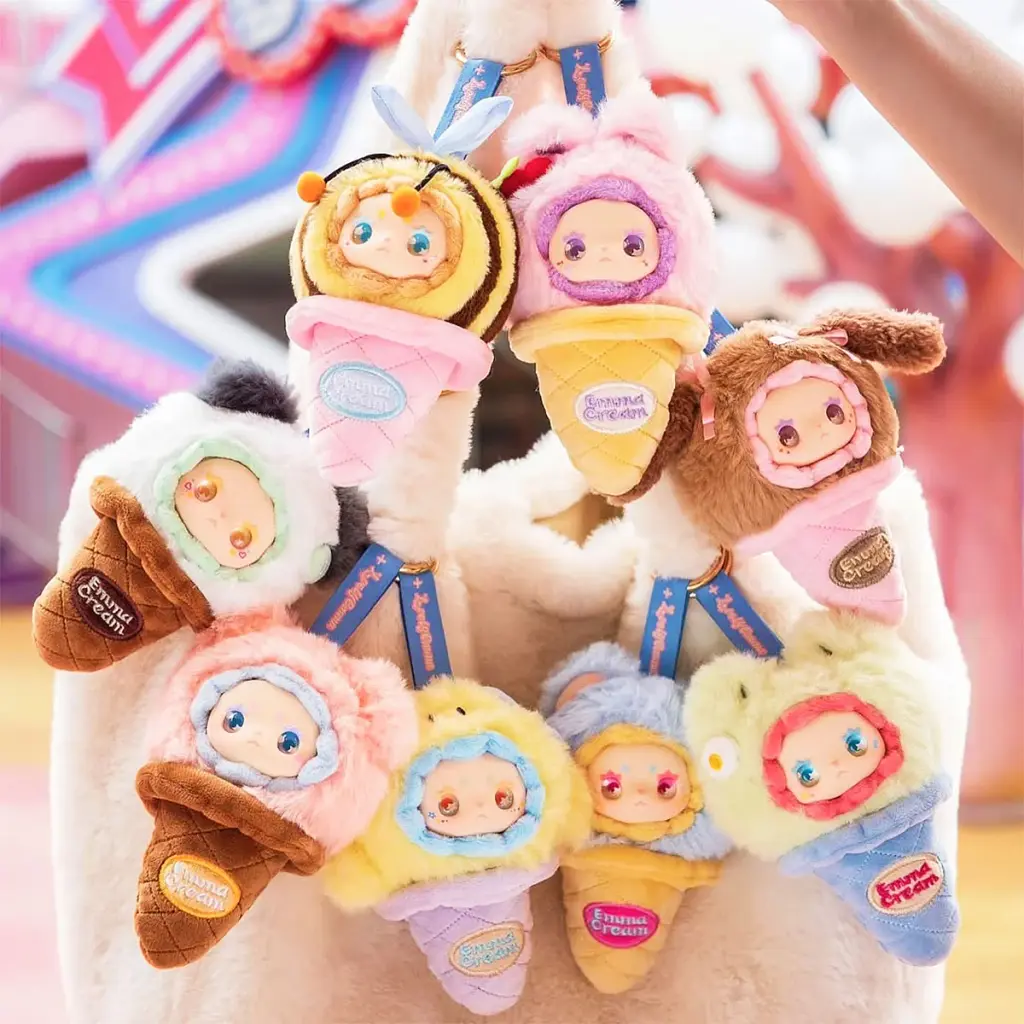 Колекційна м'яка іграшка з кільцем Pop Top Lucky Emma Морозивко серії Scoop Ice Cream - фото 6