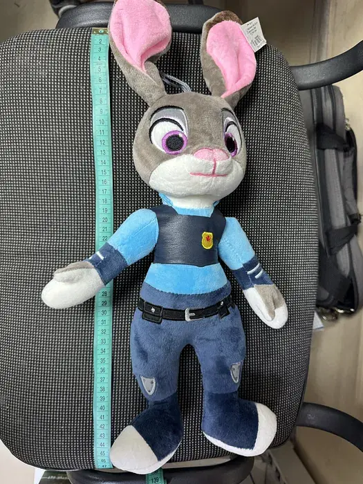 М'яка іграшка Джуді Хоппс Зоотрополіс Disney Zootopia, зайчик 40 см, дитяча іграшка для ігор і декору, подарунок дітям - фото 7