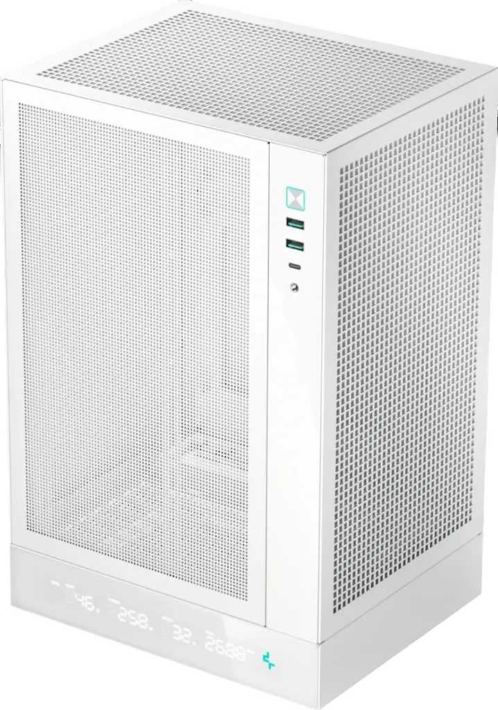 Корпус DeepCool CH170 Digital White (R-CH170-WHNPI0D-G-1) - фото 2