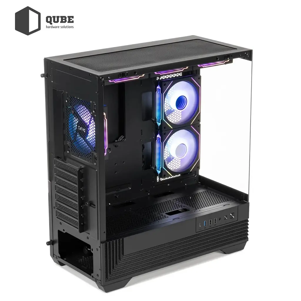 Корпус QUBE FORT ARGB Black (FORT_GBNU3) - фото 8